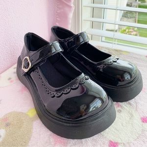 black mary janes